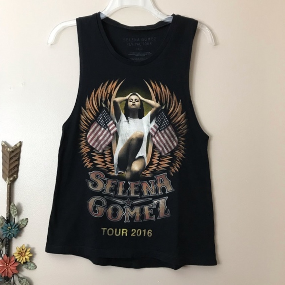 Selena Gomez 2016 Concert Tour Sleeveless Tank EUC
